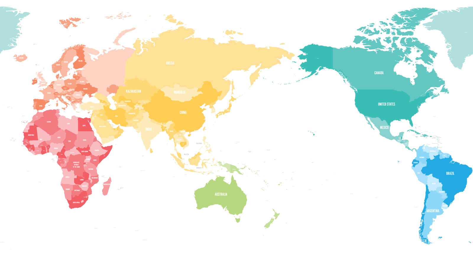 Noljak Global Centers Map